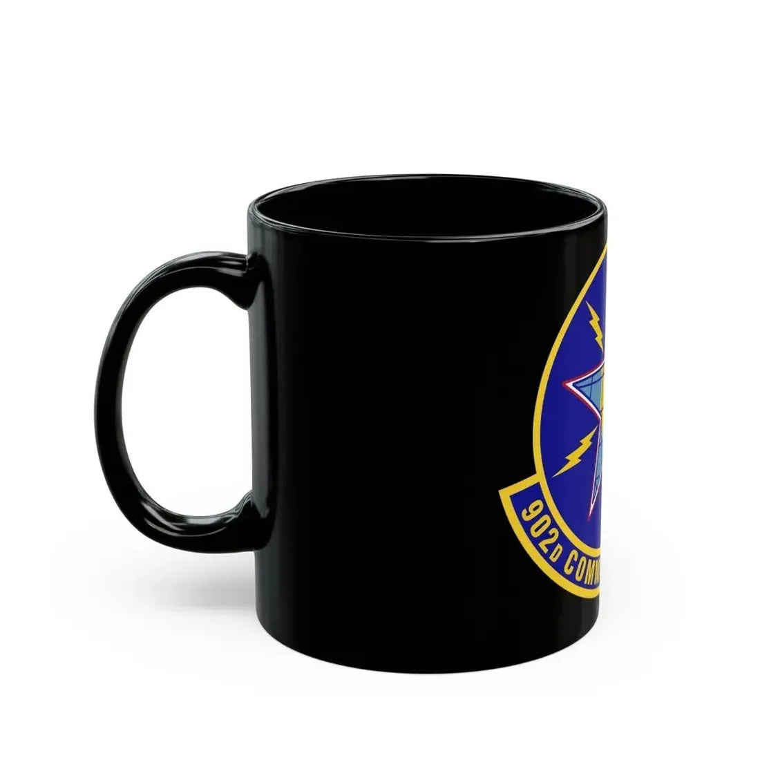902d Communications Squadron (U.S. Air Force) Black Coffee Mug - Go Mug Yourself
