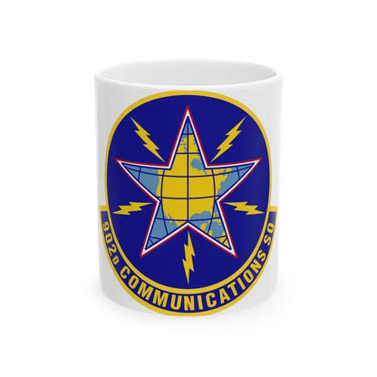 902d Communications Squadron (U.S. Air Force) White Coffee Mug 11oz - Go Mug Yourself