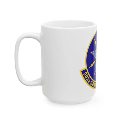 902d Communications Squadron (U.S. Air Force) White Coffee Mug - Go Mug Yourself