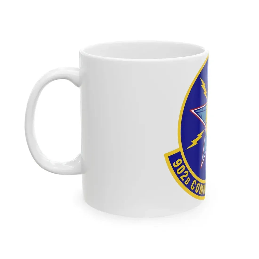 902d Communications Squadron (U.S. Air Force) White Coffee Mug - Go Mug Yourself