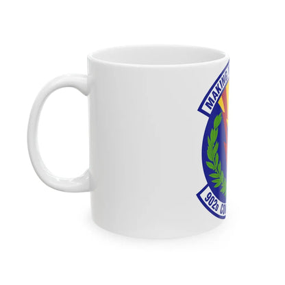 902d Comptroller Squadron (U.S. Air Force) White Coffee Mug-Go Mug Yourself