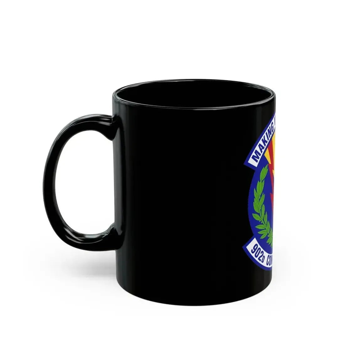 902d Comptroller Squadron (U.S. Air Force) Black Coffee Mug - Go Mug Yourself