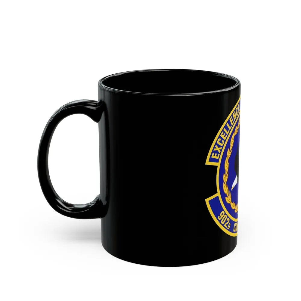 902d Contracting Squadron (U.S. Air Force) Black Coffee Mug-Go Mug Yourself