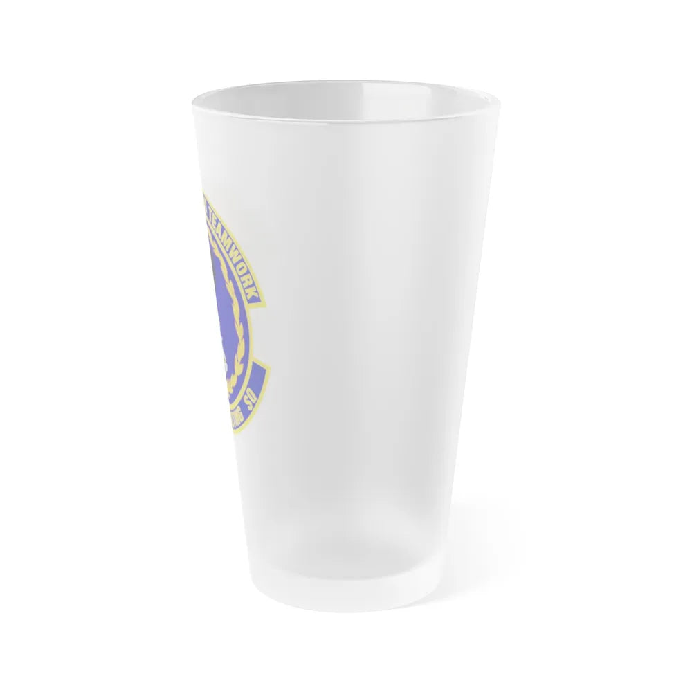 902d Contracting Squadron (U.S. Air Force) Frosted Pint Glass 16oz-Go Mug Yourself