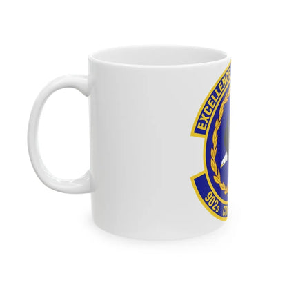 902d Contracting Squadron (U.S. Air Force) White Coffee Mug-Go Mug Yourself