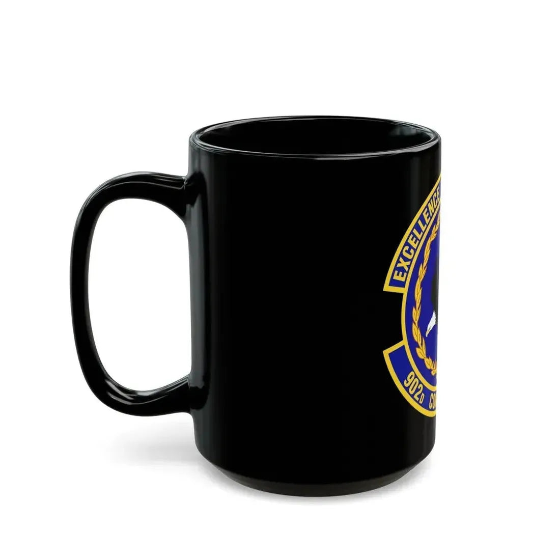 902d Contracting Squadron (U.S. Air Force) Black Coffee Mug - Go Mug Yourself