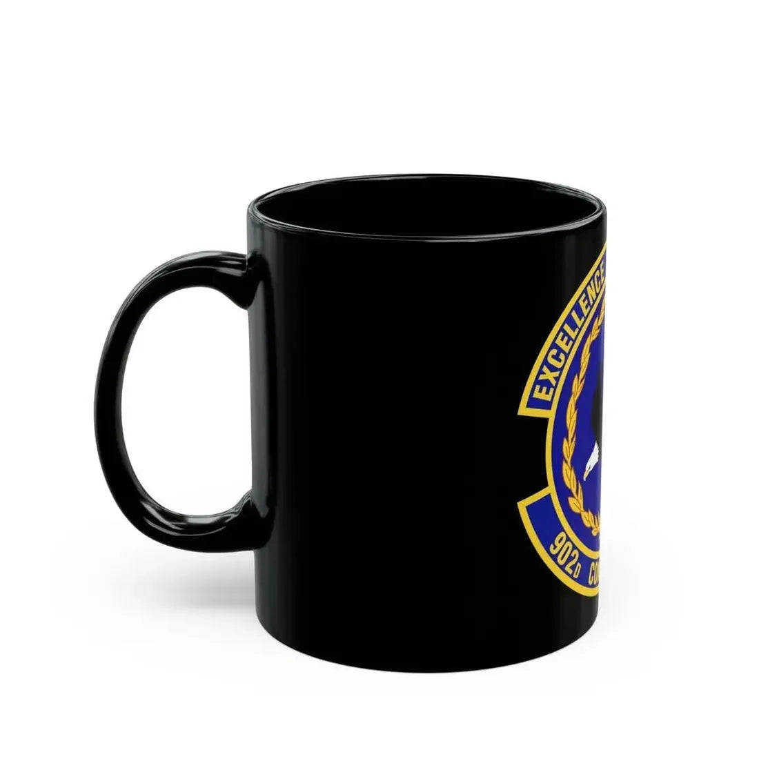902d Contracting Squadron (U.S. Air Force) Black Coffee Mug - Go Mug Yourself