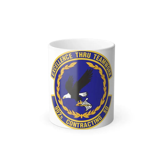902d Contracting Squadron (U.S. Air Force) Color Changing Coffee Mug 11oz - Go Mug Yourself