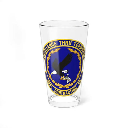902d Contracting Squadron (U.S. Air Force) Pint Glass 16oz - Go Mug Yourself