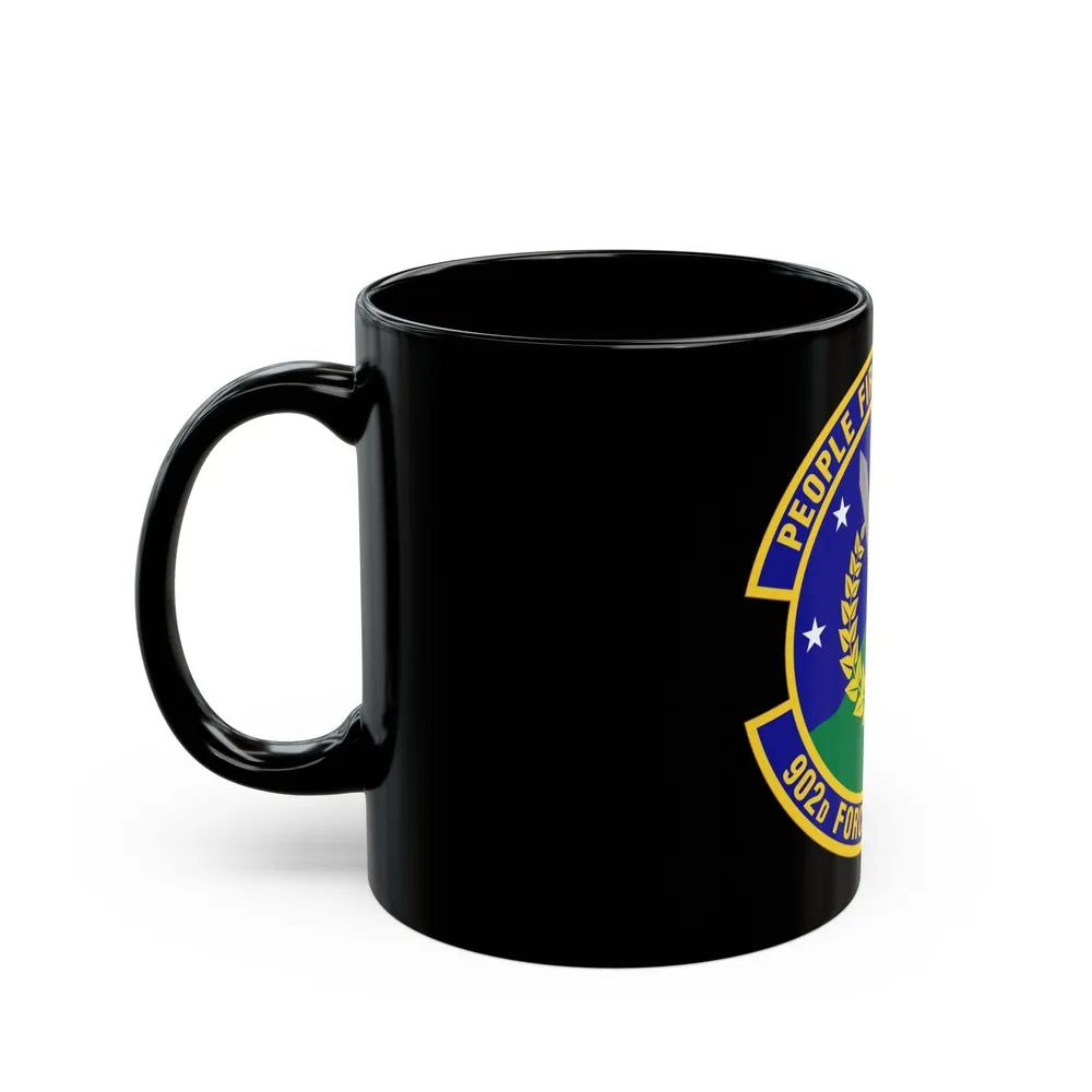 902d Force Support Squadron (U.S. Air Force) Black Coffee Mug-Go Mug Yourself