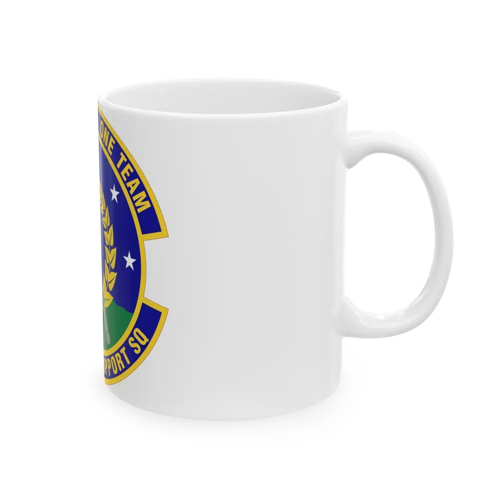 902d Force Support Squadron (U.S. Air Force) White Coffee Mug-Go Mug Yourself