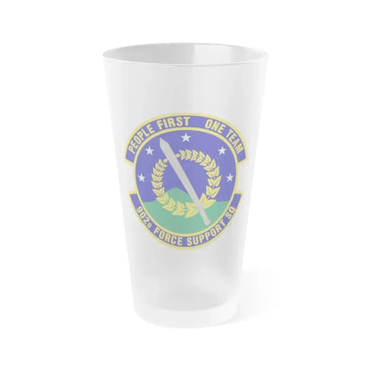 902d Force Support Squadron (U.S. Air Force) Frosted Pint Glass 16oz Default Title - Go Mug Yourself