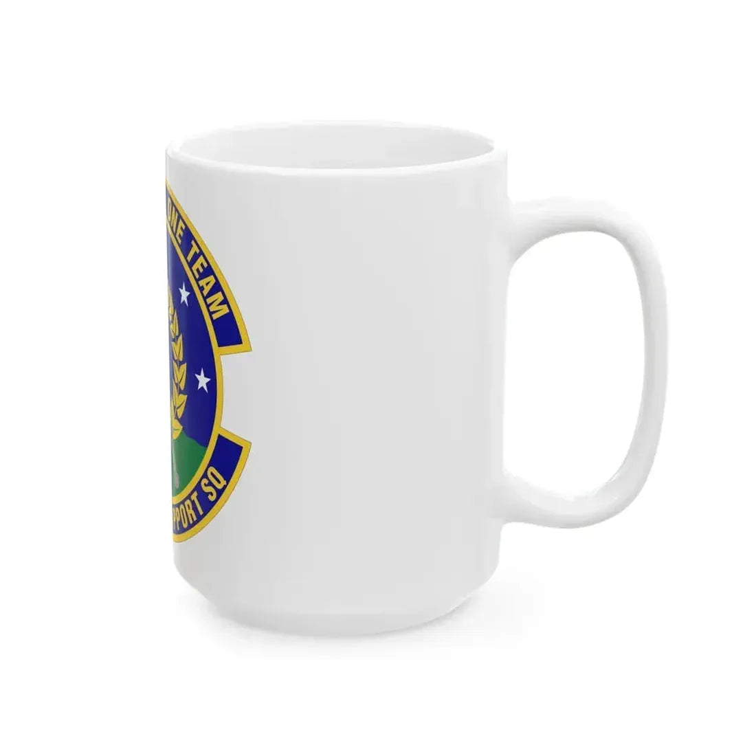 902d Force Support Squadron (U.S. Air Force) White Coffee Mug - Go Mug Yourself