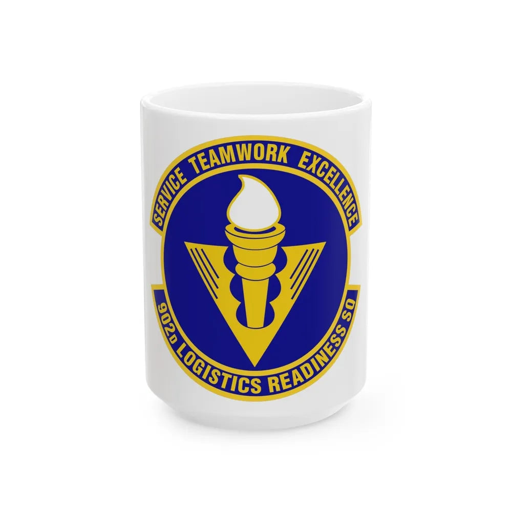 902d Logistics Readiness Squadron (U.S. Air Force) White Coffee Mug-15oz-Go Mug Yourself