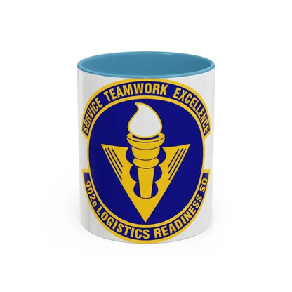 902d Logistics Readiness Squadron (U.S. Air Force) Accent Coffee Mug 11oz Light Blue - Go Mug Yourself