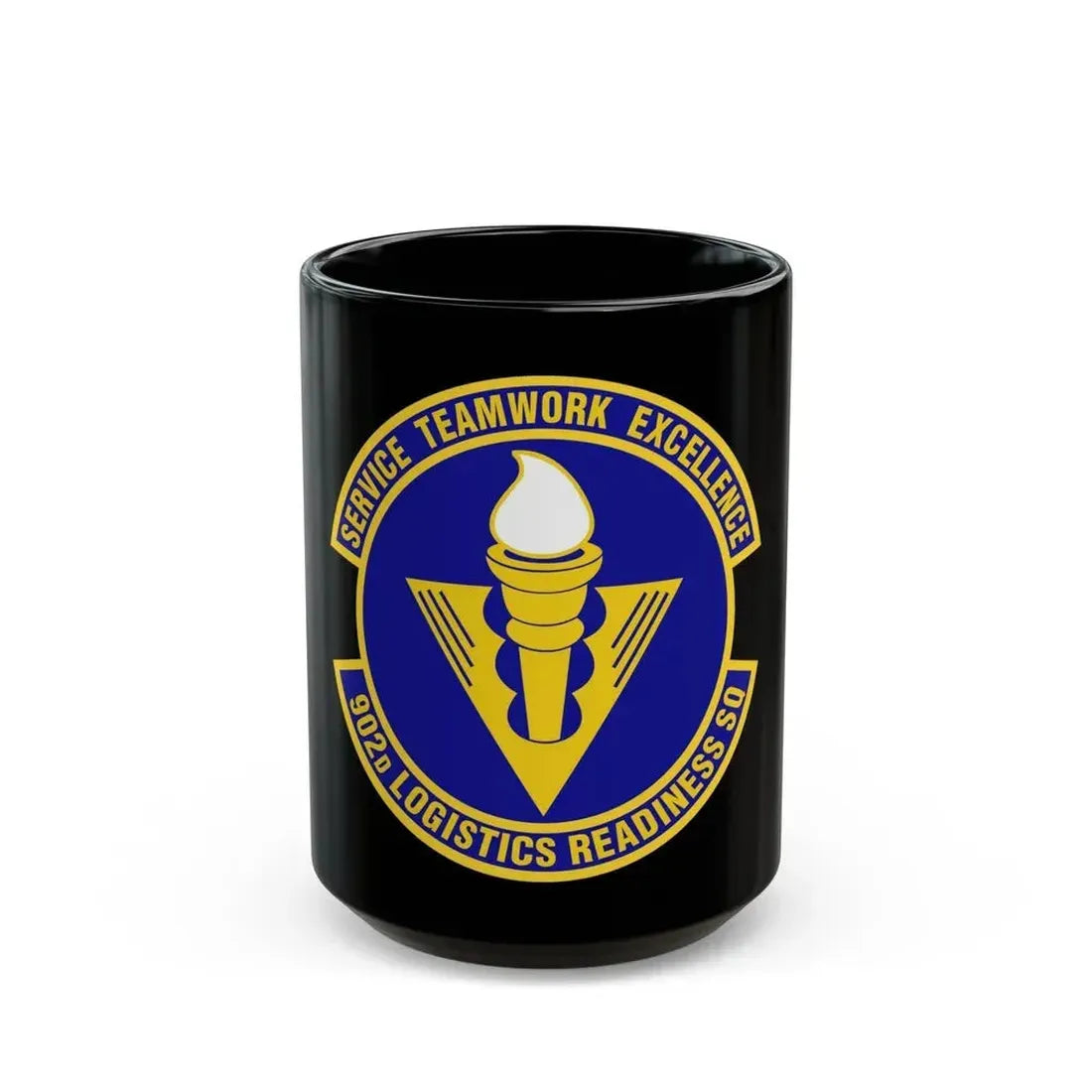 902d Logistics Readiness Squadron (U.S. Air Force) Black Coffee Mug 15oz - Go Mug Yourself