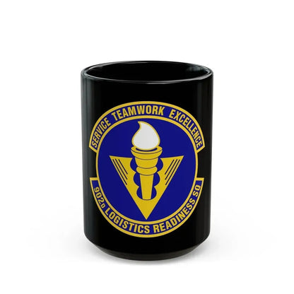 902d Logistics Readiness Squadron (U.S. Air Force) Black Coffee Mug 15oz - Go Mug Yourself