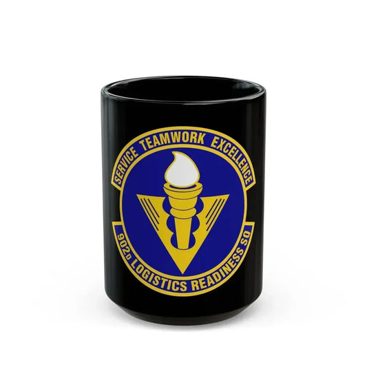 902d Logistics Readiness Squadron (U.S. Air Force) Black Coffee Mug 15oz - Go Mug Yourself
