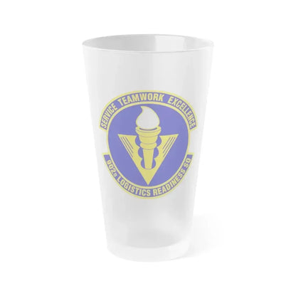 902d Logistics Readiness Squadron (U.S. Air Force) Frosted Pint Glass 16oz 16oz Frosted - Go Mug Yourself