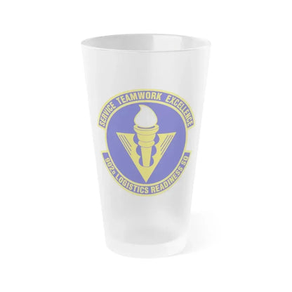 902d Logistics Readiness Squadron (U.S. Air Force) Frosted Pint Glass 16oz 16oz Frosted - Go Mug Yourself