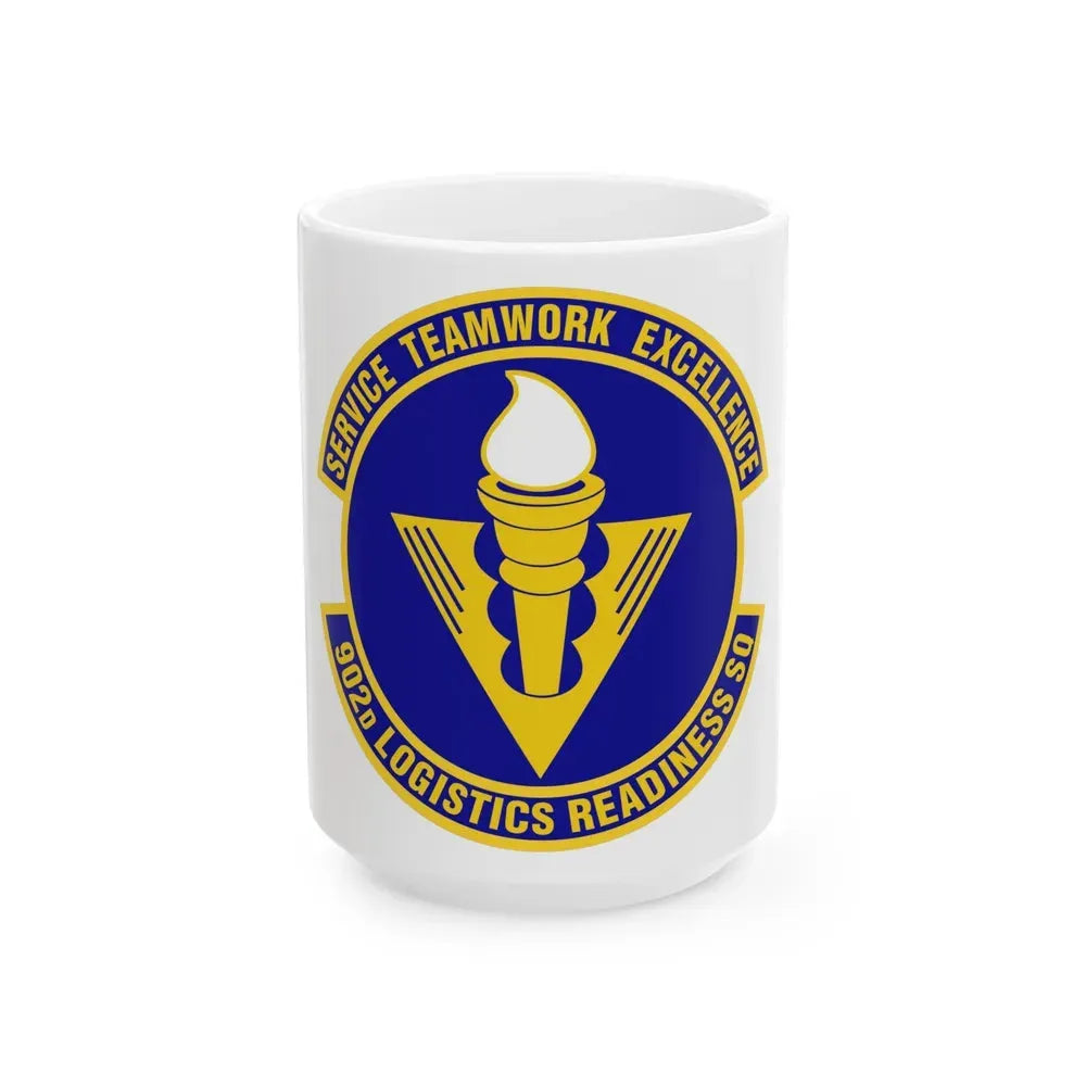 902d Logistics Readiness Squadron (U.S. Air Force) White Coffee Mug 15oz - Go Mug Yourself