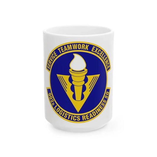 902d Logistics Readiness Squadron (U.S. Air Force) White Coffee Mug 15oz - Go Mug Yourself
