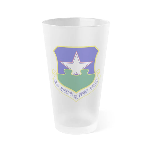 902d Mission Support Group (U.S. Air Force) Frosted Pint Glass 16oz-16oz-Frosted-Go Mug Yourself