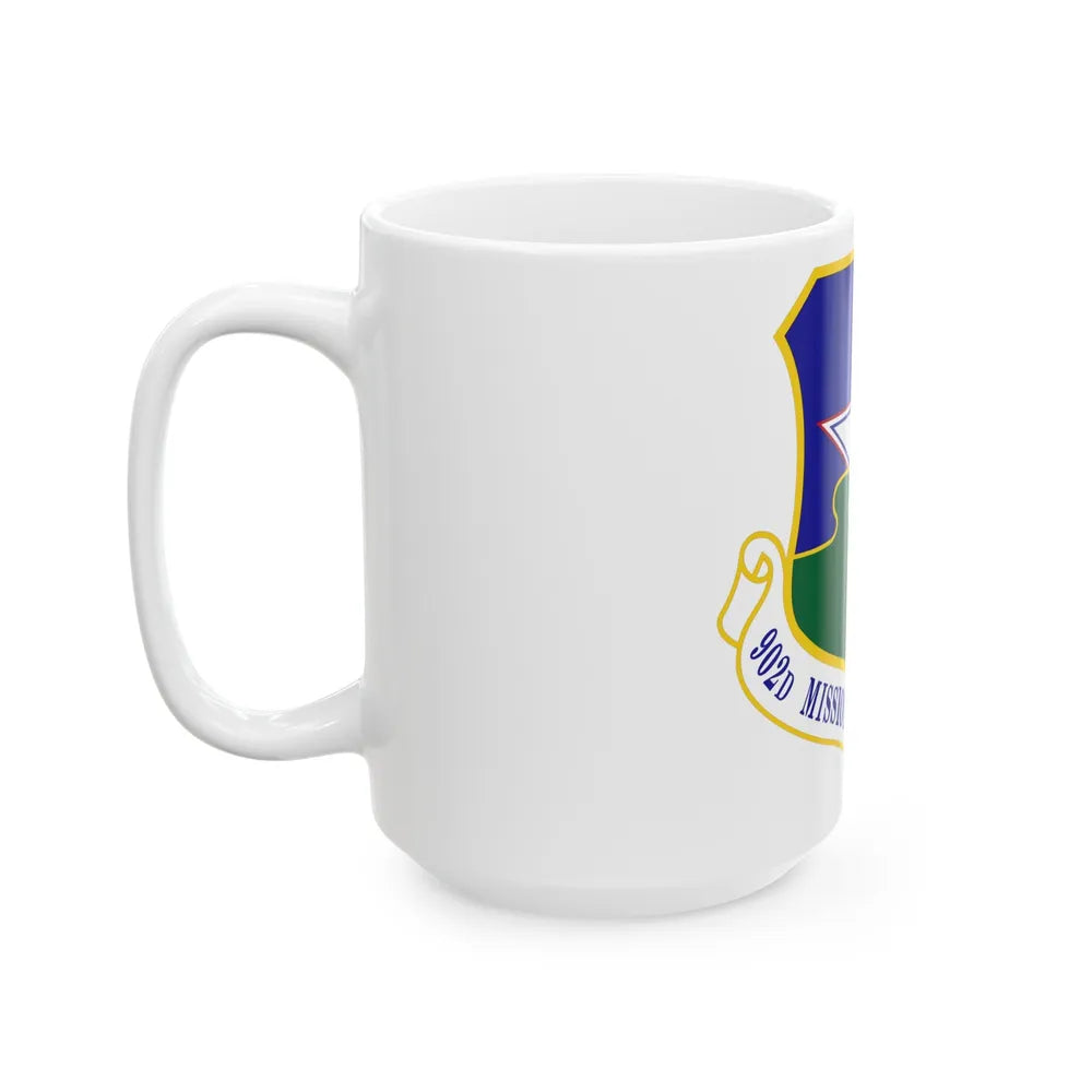 902d Mission Support Group (U.S. Air Force) White Coffee Mug-Go Mug Yourself