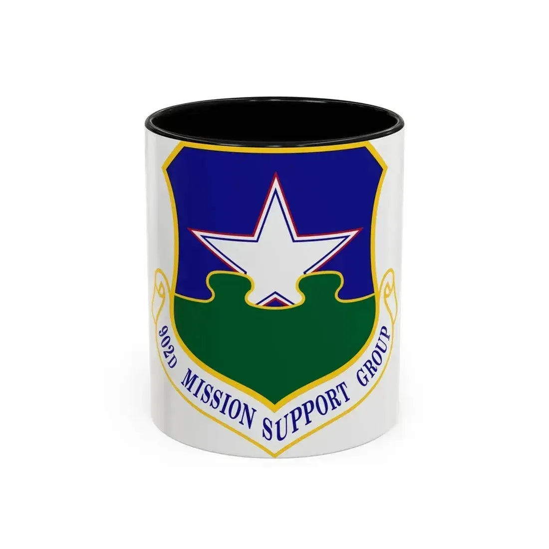 902d Mission Support Group (U.S. Air Force) Accent Coffee Mug 11oz Black - Go Mug Yourself