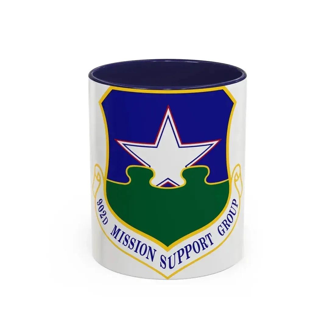902d Mission Support Group (U.S. Air Force) Accent Coffee Mug 11oz Navy - Go Mug Yourself