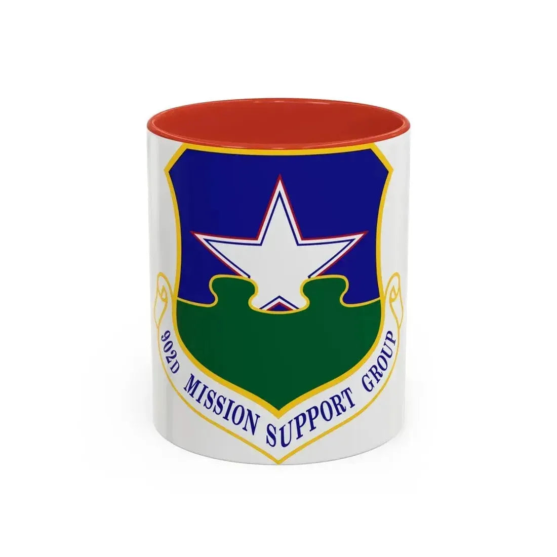 902d Mission Support Group (U.S. Air Force) Accent Coffee Mug 11oz Red - Go Mug Yourself