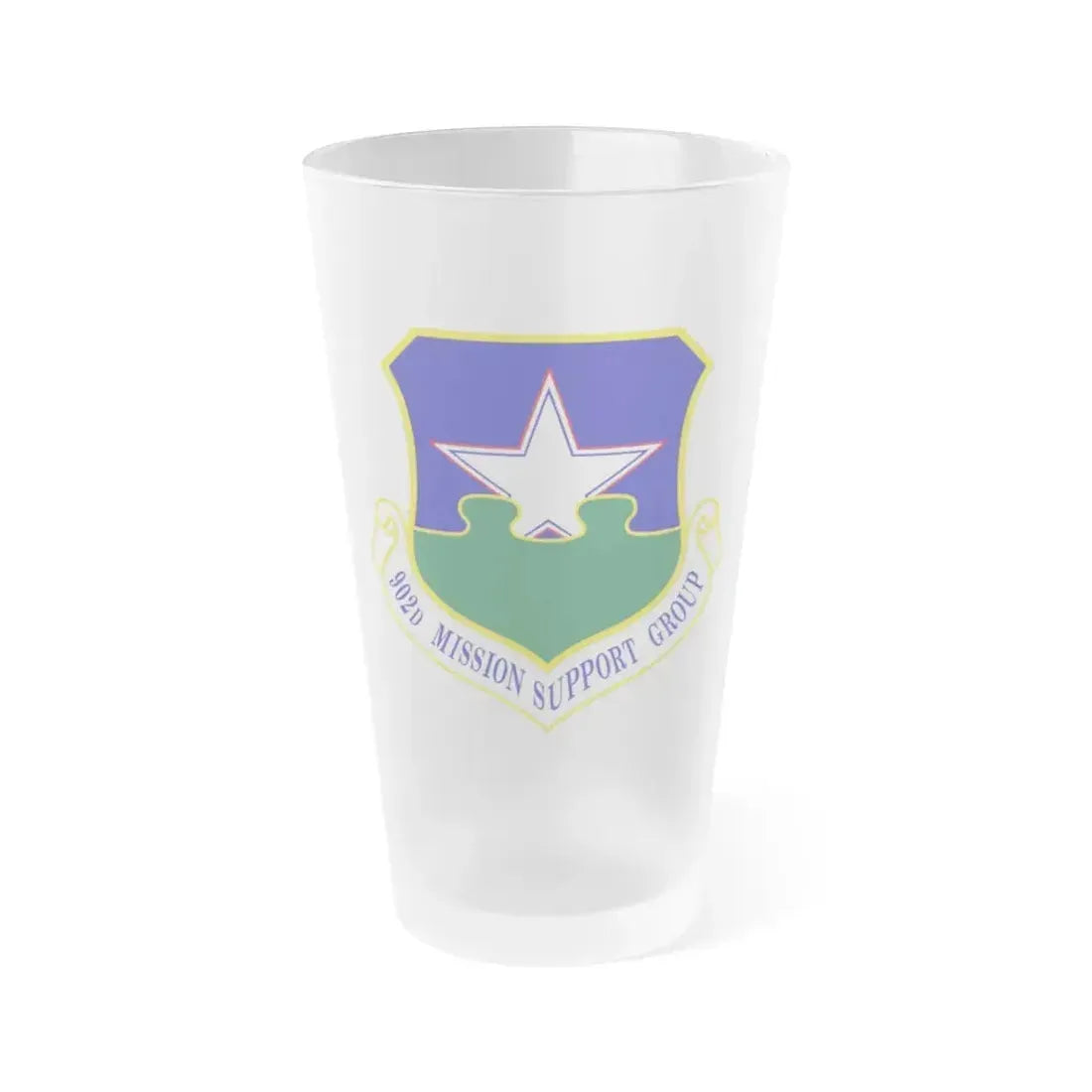 902d Mission Support Group (U.S. Air Force) Frosted Pint Glass 16oz 16oz Frosted - Go Mug Yourself