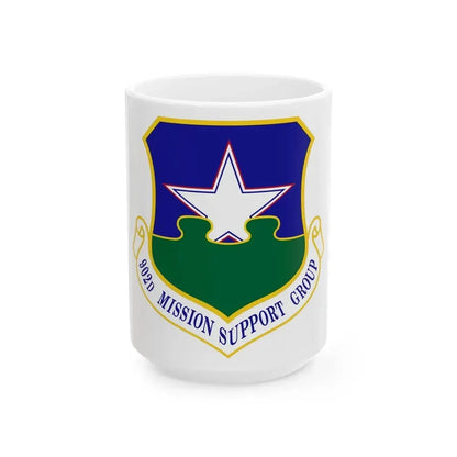 902d Mission Support Group (U.S. Air Force) White Coffee Mug 15oz - Go Mug Yourself