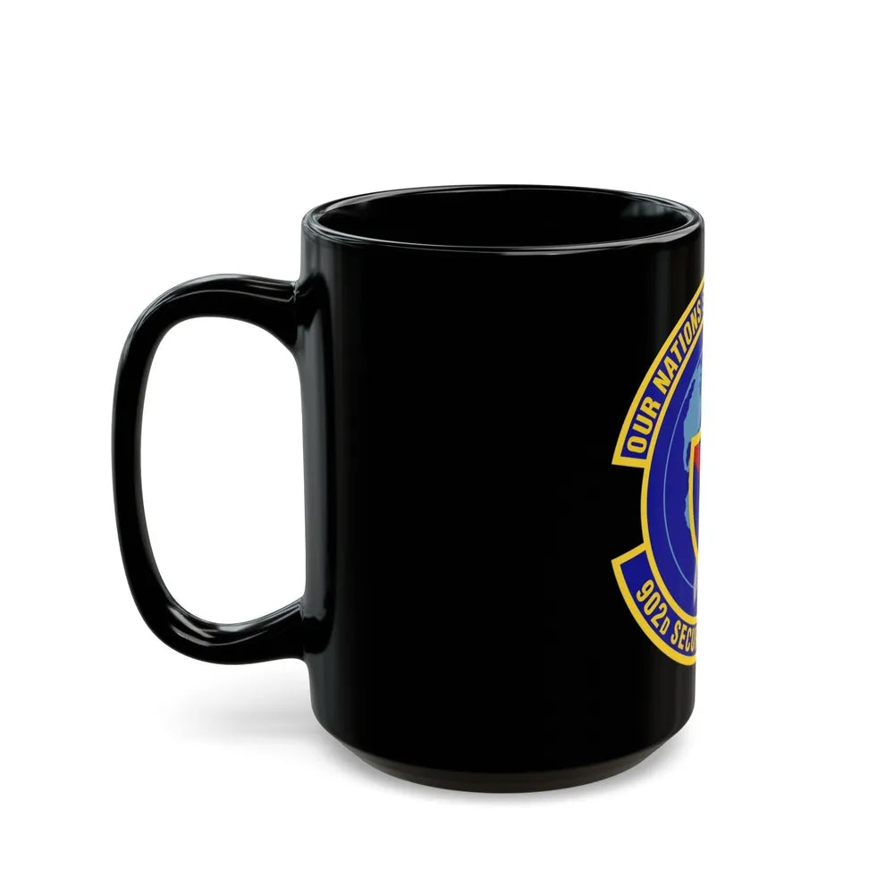 902d Security Forces Squadron (U.S. Air Force) Black Coffee Mug-Go Mug Yourself