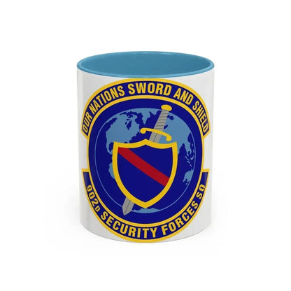 902d Security Forces Squadron (U.S. Air Force) Accent Coffee Mug 11oz Light Blue - Go Mug Yourself