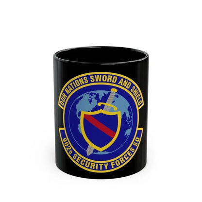 902d Security Forces Squadron (U.S. Air Force) Black Coffee Mug 11oz - Go Mug Yourself