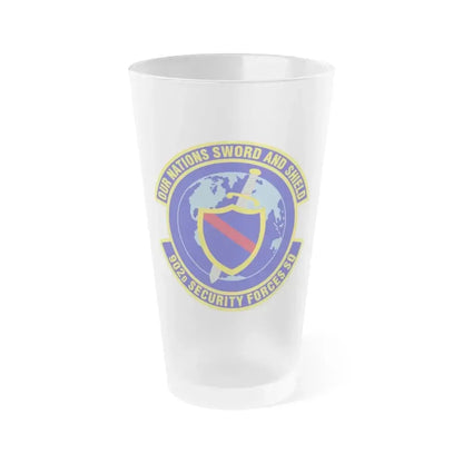 902d Security Forces Squadron (U.S. Air Force) Frosted Pint Glass 16oz 16oz Frosted - Go Mug Yourself