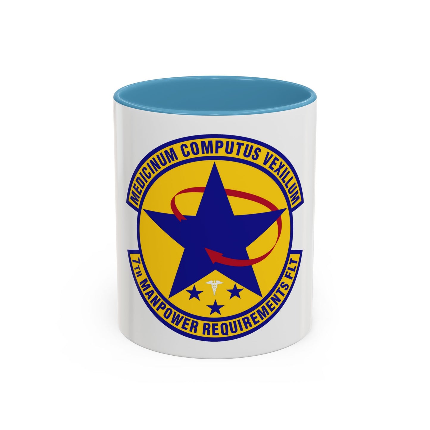 7 Manpower Requirements Flight AFMA (U.S. Air Force) Accent Coffee Mug