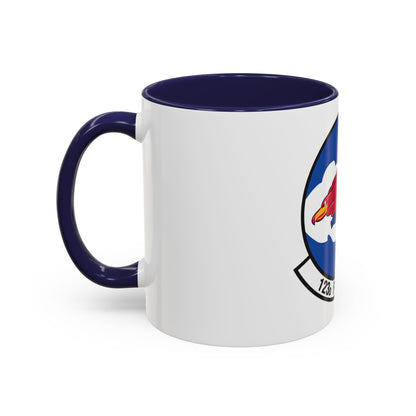 123 Fighter Squadron (U.S. Air Force) Accent Coffee Mug