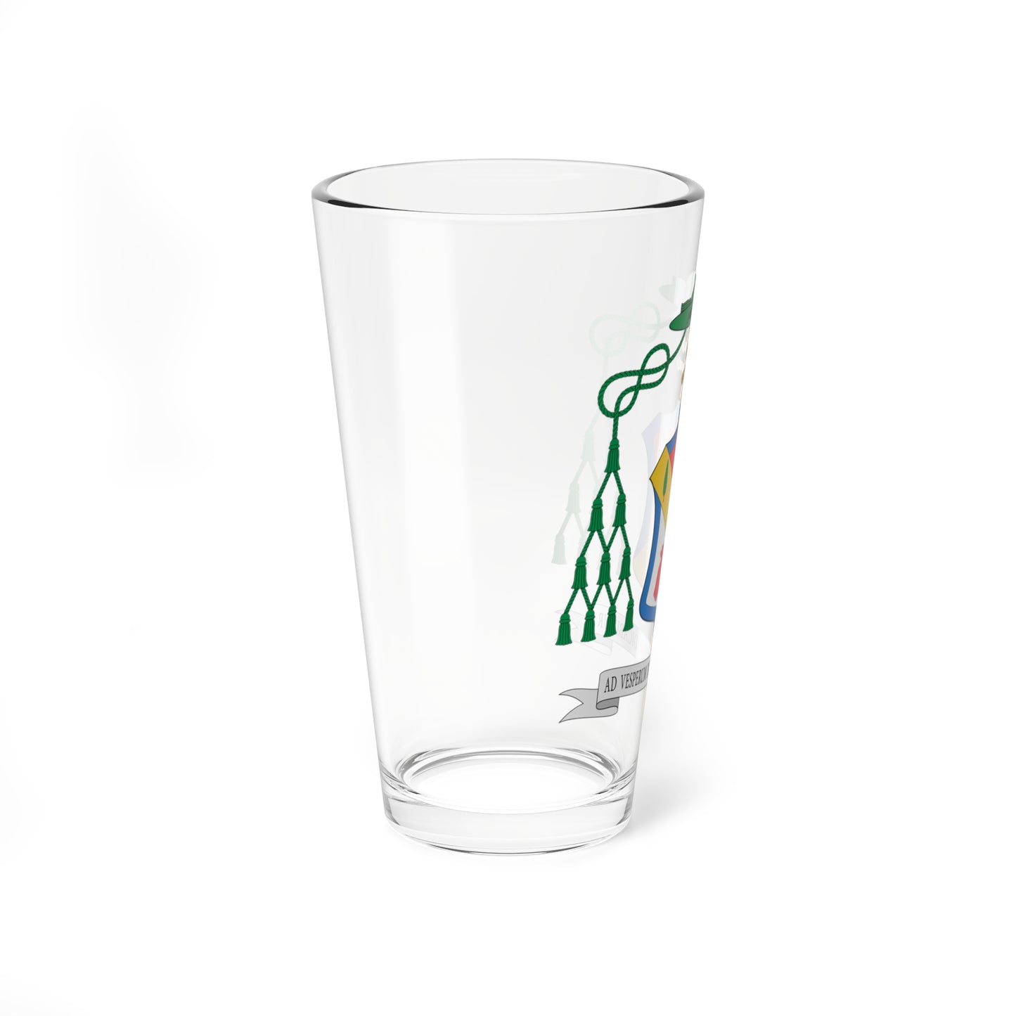 Escudo de Angelo Accattino (Spain) (Coat of Arms) Pint Glass 16oz