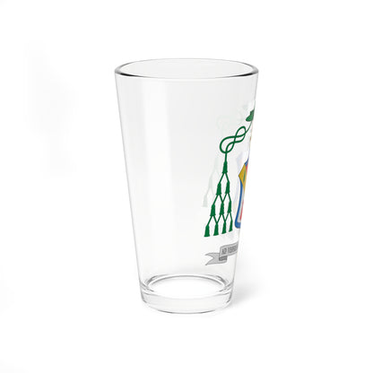 Escudo de Angelo Accattino (Spain) (Coat of Arms) Pint Glass 16oz