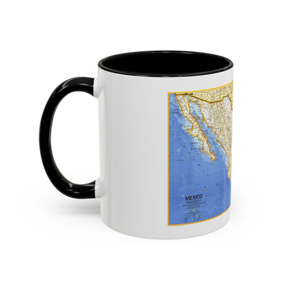Central America - Mexico (1973) (Map) Accent Coffee Mug