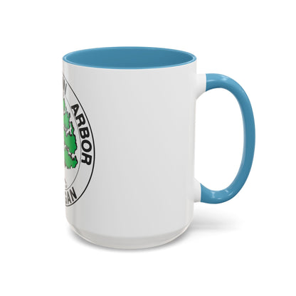 Seal of Ann Arbor Michigan - Accent Coffee Mug
