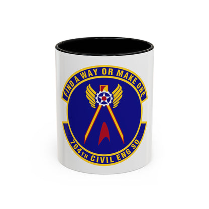 704th Civil Engineer Squadron (U.S. Air Force) Accent Coffee Mug