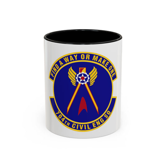 704th Civil Engineer Squadron (U.S. Air Force) Accent Coffee Mug