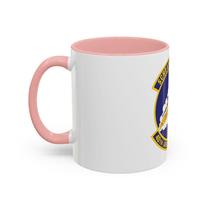 40th Airlift Squadron (U.S. Air Force) Accent Coffee Mug