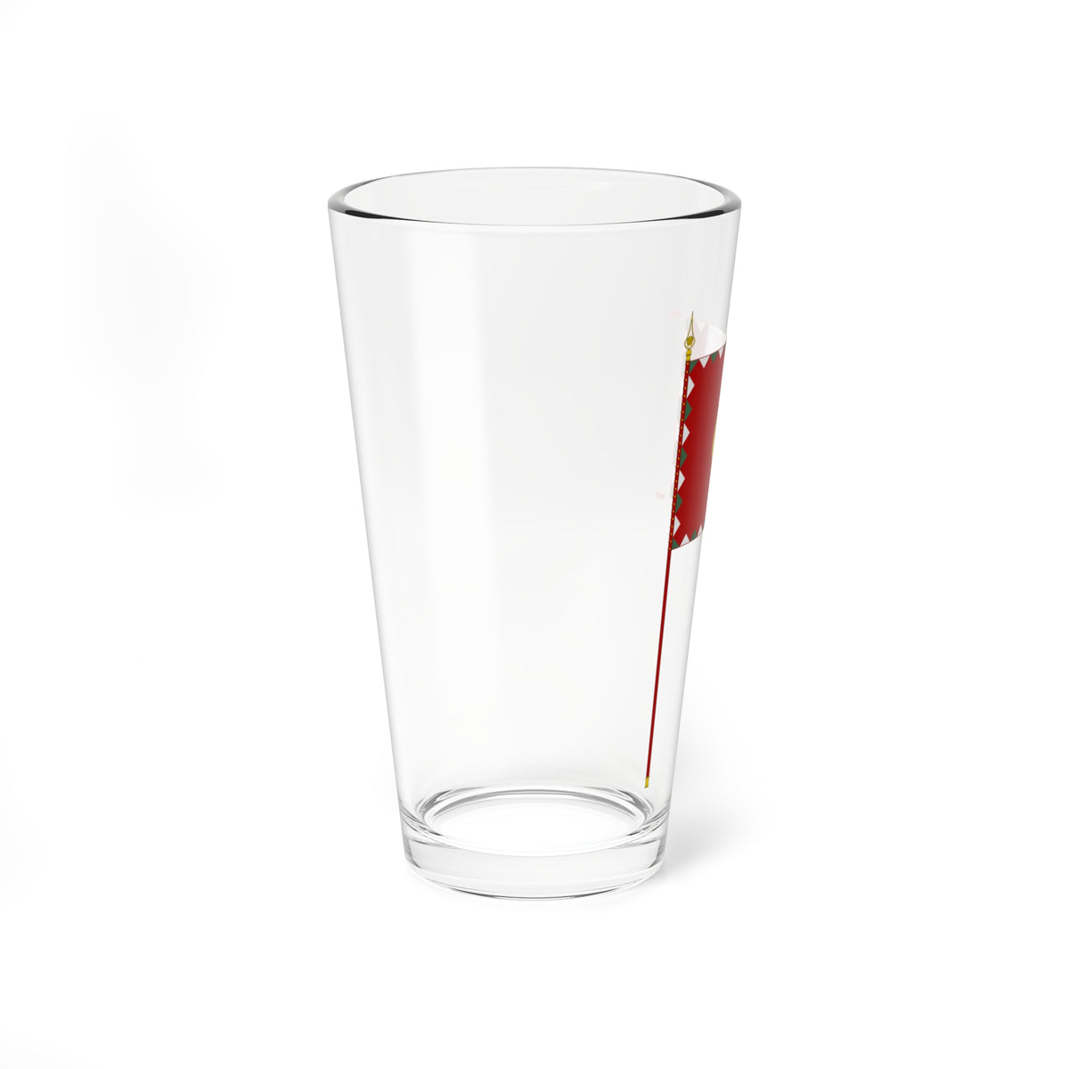 Infantry Colour of the Hungarian Peoples Army 1950-1957 with staff (Hungary) Pint Glass 16oz