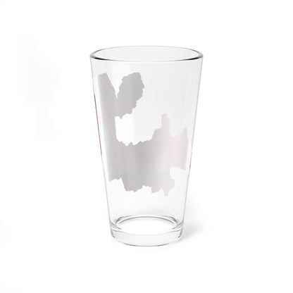 Flag-map of Salta Province (Argentina) Pint Glass 16oz