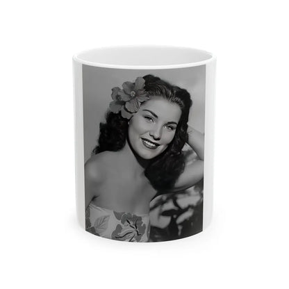 Debra Paget #49 2 (Vintage Female Icon) White Coffee Mug-11oz-Go Mug Yourself