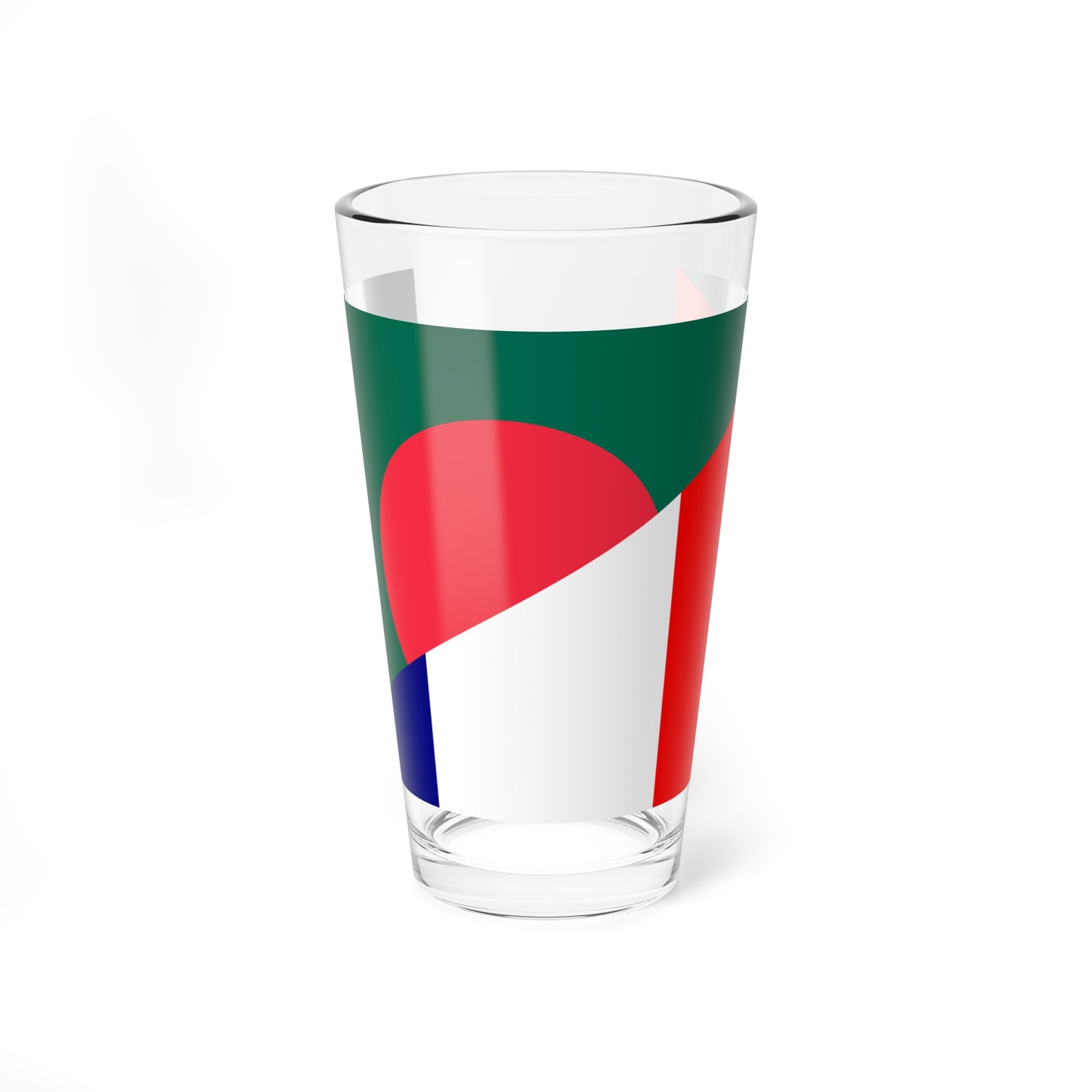 Flag of Bangladesh and France (Bangladesh) Pint Glass 16oz